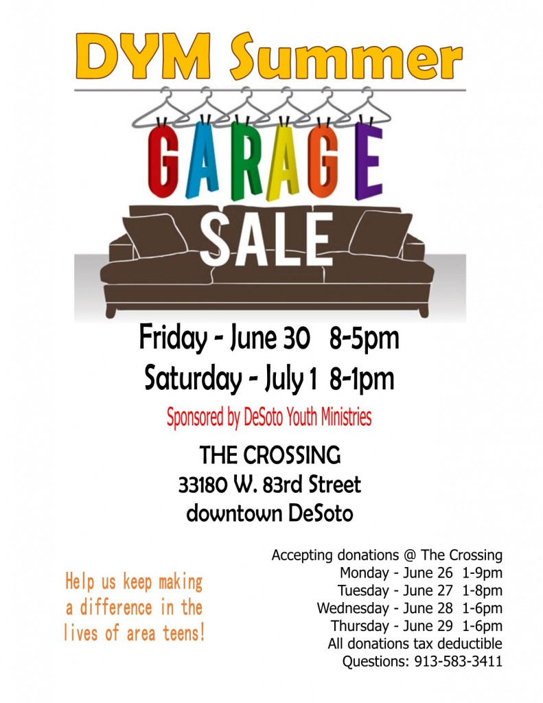 summer 2017 garage sale